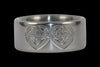 Celtic Heart Engraved Titanium Ring - Hawaii Titanium Rings
 - 2