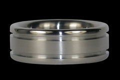 Channeled Titanium Ring 3 - Hawaii Titanium Rings
 - 1