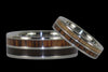 Palm and Milo Wood Titanium Ring - Hawaii Titanium Rings
 - 2