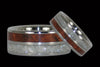 Amboina and Pearl Titanium Ring Band - Hawaii Titanium Rings
 - 2