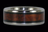 Amboyna & Blackwood Inlay Titanium Ring | Inlay Titanium Wood Rings 