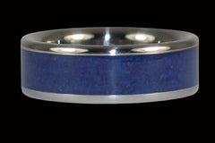 Blue Azurite Ring - Hawaii Titanium Rings
 - 1