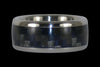Blue Carbon Fiber Titanium Ring Band - Hawaii Titanium Rings
 - 2