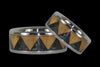 Black Carbon Fiber Tribal Drum Titanium Ring - Hawaii Titanium Rings
 - 2