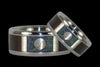 Yin and Yang Titanium Ring Bands - Hawaii Titanium Rings
 - 1