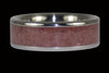 Garnet Titanium Ring - Hawaii Titanium Rings
 - 1