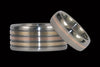 Gold Inlay Titanium Ring 34 - Hawaii Titanium Rings
 - 2