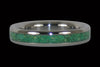 Green Turquoise Titanium Ring - Hawaii Titanium Rings
 - 3