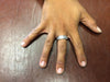 White Wedding Titanium Ring Band - Hawaii Titanium Rings
 - 2