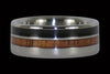 Light and Dark Wood Titanium Ring - Hawaii Titanium Rings
 - 1