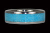 Bye Bye Blue Sky Turquoise Titanium Ring - Hawaii Titanium Rings
 - 2