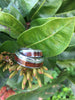 Koa Wood and Peridot Hawaii Titanium Ring® Band