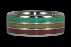 Bob Marley Titanium Ring - Hawaii Titanium Rings
