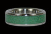 Green Turquoise Titanium Ring - Hawaii Titanium Rings
 - 2