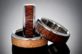 Titanium Wood Rings Collection From Hawaii Titanium Rings®