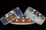 Custom Diamond Titanium Wedding Rings From Hawaii Titanium Rings®