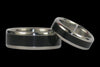 Black Jet Stone Titanium Rings - Hawaii Titanium Rings
 - 1