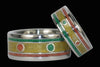 Rasta Titanium Rings One Love - Hawaii Titanium Rings
 - 1