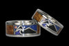 Oceanview Hawaii Titanium Rings with Diamond Star and Opal Moon - Hawaii Titanium Rings
 - 2