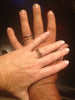 Black Pearl and Koa Wood Inlay Titanium Ring - Hawaii Titanium Rings
 - 2