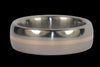 Titanium Ring Band with Rose Gold Inlay 20 - Hawaii Titanium Rings
