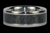 Black Carbon Fiber Titanium Ring Band - Hawaii Titanium Rings
 - 3