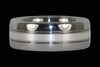 Silver Inlay Titanium Rings - Hawaii Titanium Rings
 - 3