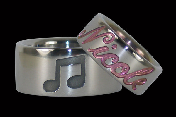 Musicians Wedding Bands From Hawaii Titanium Rings®