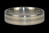 White Gold Titanium Wedding Ring Band 30 - Hawaii Titanium Rings
