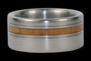 Light Koa Titanium Ring - Hawaii Titanium Rings
