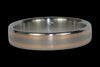 Small Titanium Ring with Gold Inlay - Hawaii Titanium Rings
 - 1