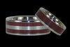 Purpleheart Titanium Ring Bands - Hawaii Titanium Rings
 - 1