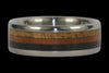 Triple Wood Titanium Ring Band - Hawaii Titanium Rings
