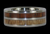 Mango Wood Titanium Rings - Hawaii Titanium Rings
 - 7