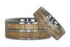 Mango Wood Titanium Rings - Hawaii Titanium Rings
 - 4