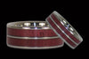 Purple Heart Titanium Ring - Hawaii Titanium Rings
 - 3