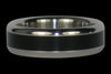 Black Jet Stone Titanium Rings - Hawaii Titanium Rings
 - 3