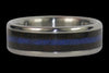 Blackwood and Blue Lapis Titanium Ring - Hawaii Titanium Rings
 - 2