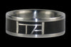 Black Matrix Titanium Ring - Hawaii Titanium Rings
 - 2