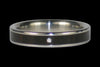 Diamond Black Wood Titanium Ring - Hawaii Titanium Rings
 - 2