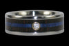 Blackwood and Blue Lapis Titanium Ring - Hawaii Titanium Rings
 - 3