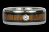 African Blackwood and Koa Titanium Ring - Hawaii Titanium Rings
 - 2