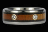 Titanium Ring with Six Diamonds - Hawaii Titanium Rings
 - 2