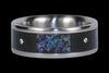Black Opal Titanium Diamond Ring - Hawaii Titanium Rings
 - 3