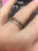 Black Pearl and Koa Wood Inlay Ring - Hawaii Titanium Rings
 - 3