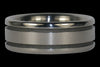 Titanium Ring with Matted Grooves 9 - Hawaii Titanium Rings
 - 2