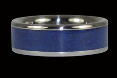 Blue Azurite Ring - Hawaii Titanium Rings
 - 1