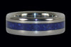 Azurite Inlay Titanium Ring - Hawaii Titanium Rings
