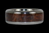 African Blackwood and Koa Titanium Ring - Hawaii Titanium Rings
 - 3