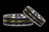 Titanium Ring with Blackwood and Ebony - Hawaii Titanium Rings
 - 2